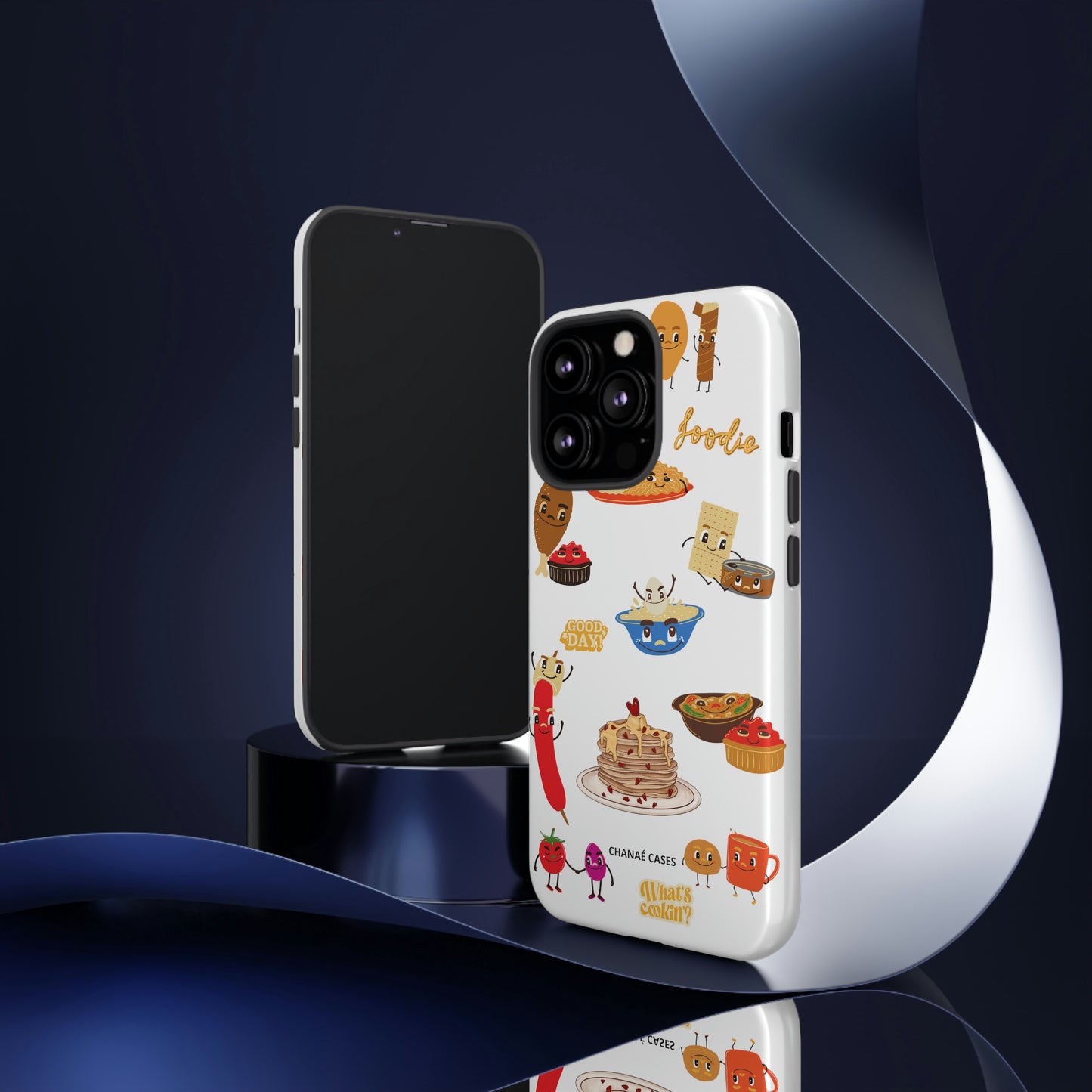 What's Cooking? iPhone "Tough" Case (White)