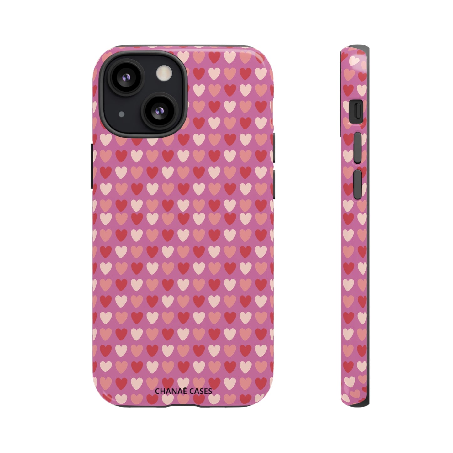 Love Eyes iPhone "Tough" Case (Pink)