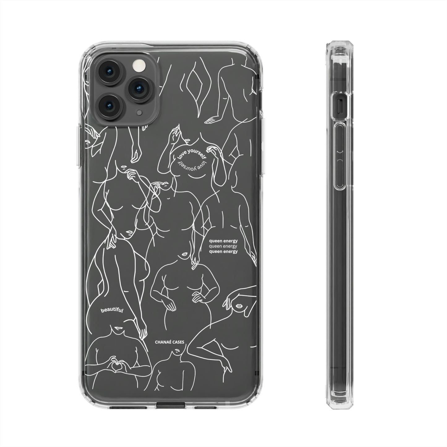 Love Your Body iPhone Clear Case