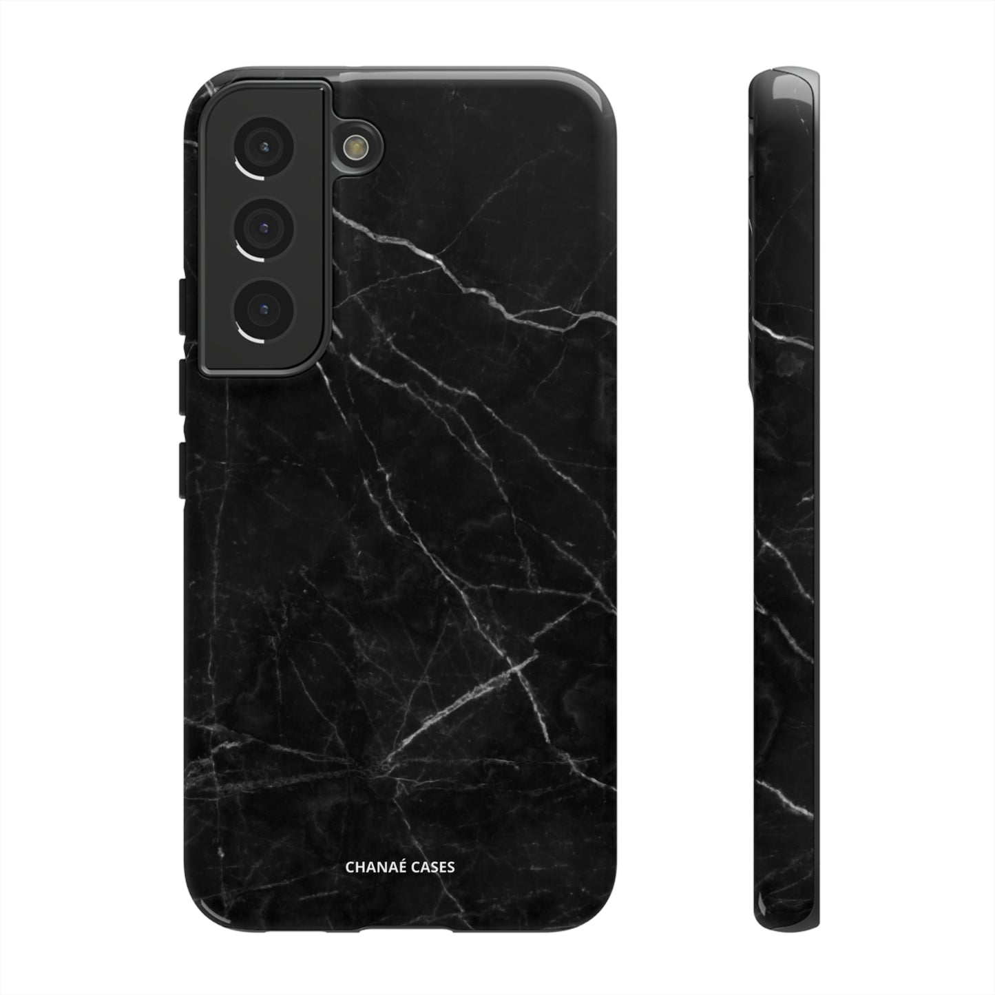 Titan Marble Samsung "Tough" Case (Black)