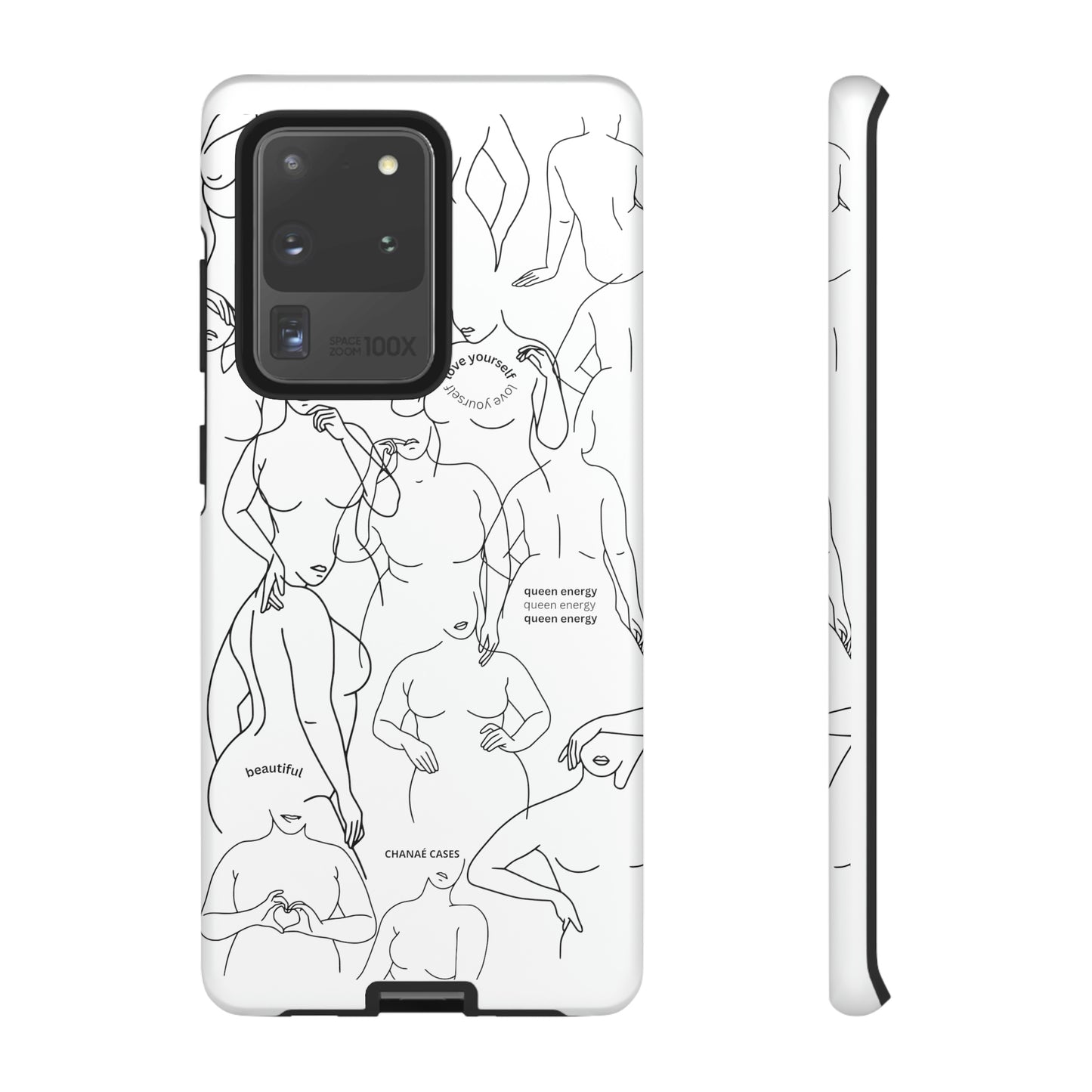 Love Your Body Samsung "Tough" Case (White)