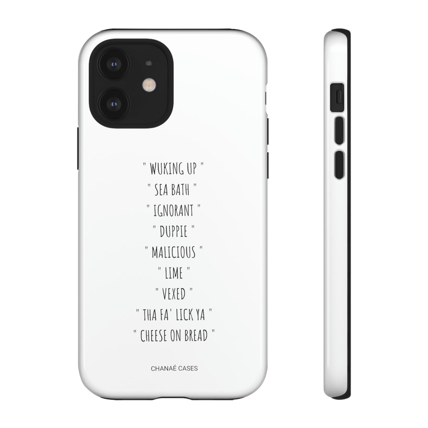 Issa Bajan iPhone "Tough" Case (White)